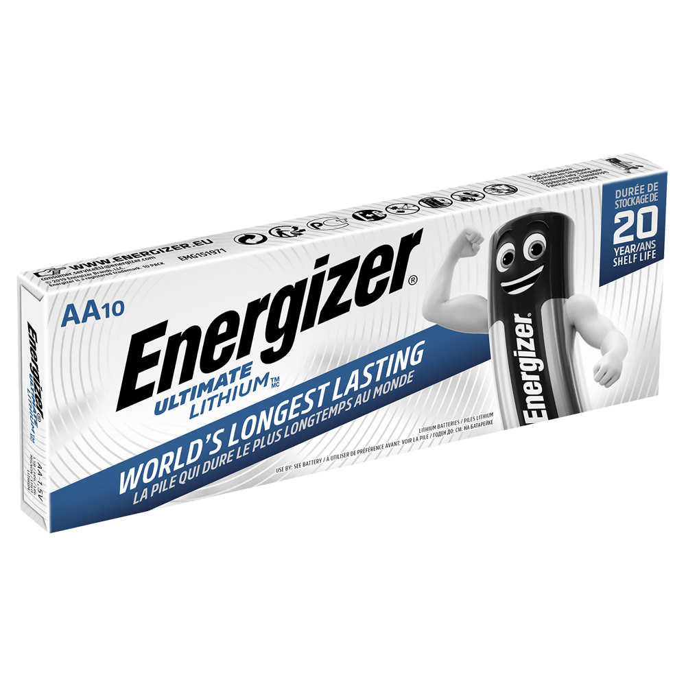 Energizer Ultimate Lithium AA Batteries 10 Pack For Smart Home Devices - Image 6
