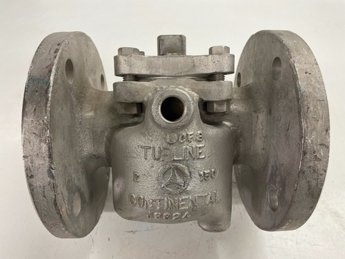 TUFLINE 067FJ Fully Jacketed Sleeved Plug Valve 3"x2”x3" 150 Flanged Stainless - Picture 2 of 11