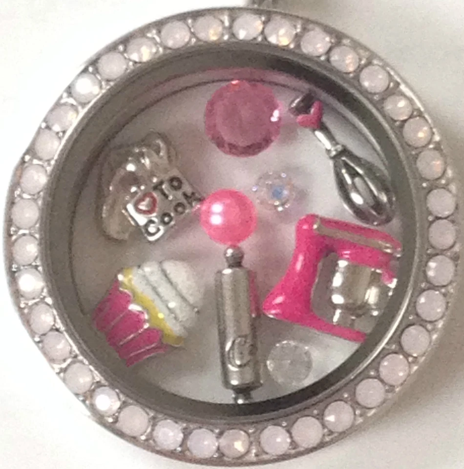 ❤️BÚHO ORIGAMI ~ ÓPALO DE AGUA ROSA ~ MEDALLÓN Y 6 DIJES Plus 👩‍🍳 Me encanta cocinar❤️ Foto 3 de 4