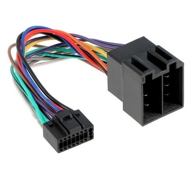 Radio Anschlusskabel für JVC 16-Pin 22x10mm auf ISO KD-LX KD-SH