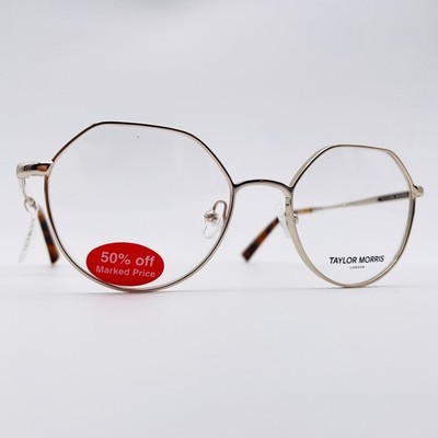 TAYLOR MORRIS Brille PALE GOLD ROUND Brillengestell MOD: TM030 C2