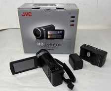 JVC Everio HD Camcorder GZ-HM450 40x Optical Zoom, Tested + Batteries & Charger