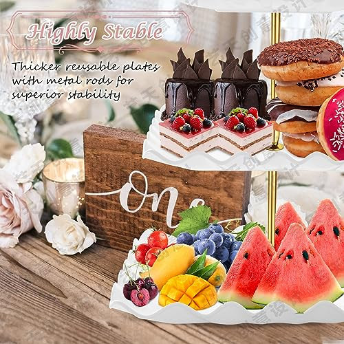 5 Stück Dessert Tisch Display Set - 2 x Cupcake Ständer Halter/Cup Cake Tier - Bild 4 von 7