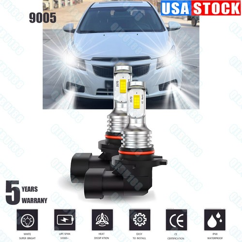 For Chevy Malibu 2016-2018 - Combo LED Headlights Bulbs High/Low Beam 6000k - Picture 1 of 9