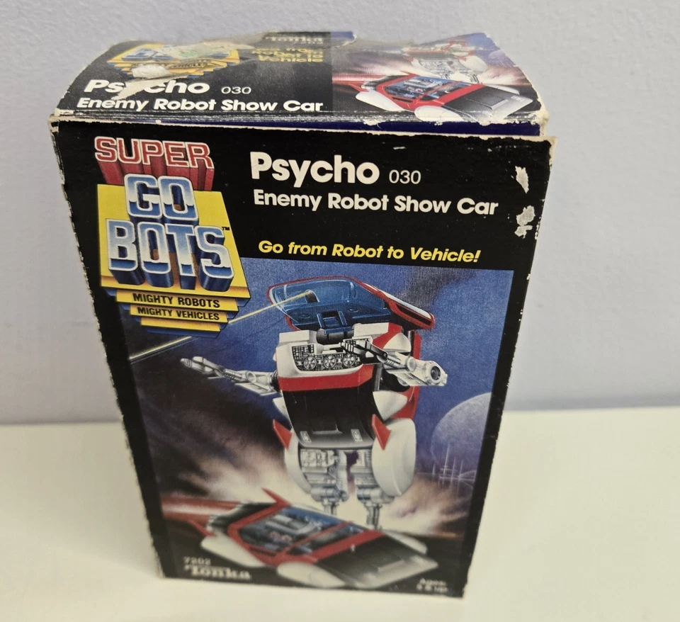 Psycho Enemy Robot Show Car 1984 Super Gobots Go Bots Tonka Mighty Robots Foto 2 de 4