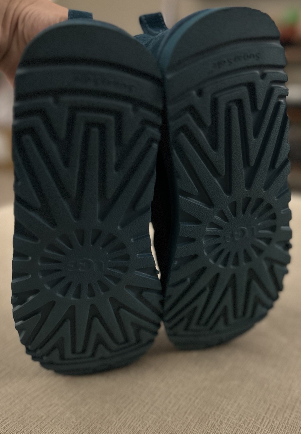 UGG Chukka Boots Neumel Teal Blue Classic Suede Boots Men’s Size 12 Rare HTF image 3