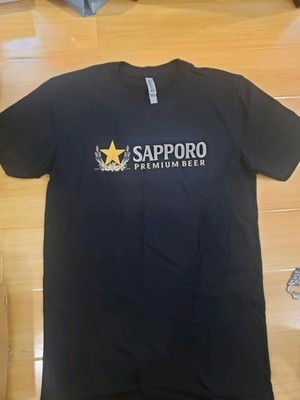 Sapporo Premium Import Beer T-shirt Black, New