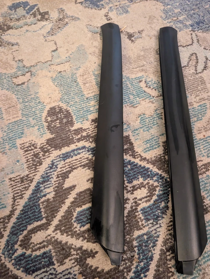 Juego de parabrisas izquierdo + derecho Honda Element 2003-2011 cubierta de moldura de pilar OEM Foto 3 de 4