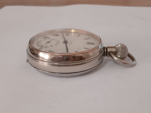 c.1910-20 GENTS GOOD QUALITY 8-DAY POCKET WATCH GOOD CONDITION RUNS BUT STOPPING - Picture 13 of 13