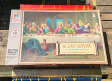 Milton Bradley MB Da Vinci's The Last Supper 1000 jigsaw puzzle 1965 Sealed 4557