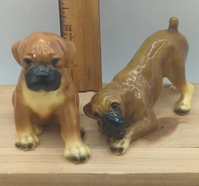 Mortens Studio Boxer Dog Vintage Figures Dogs