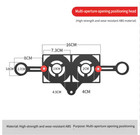 Aluminum Alloy Six Folding Multi Angle Measuring Ruler Floor Tile Hole Locator