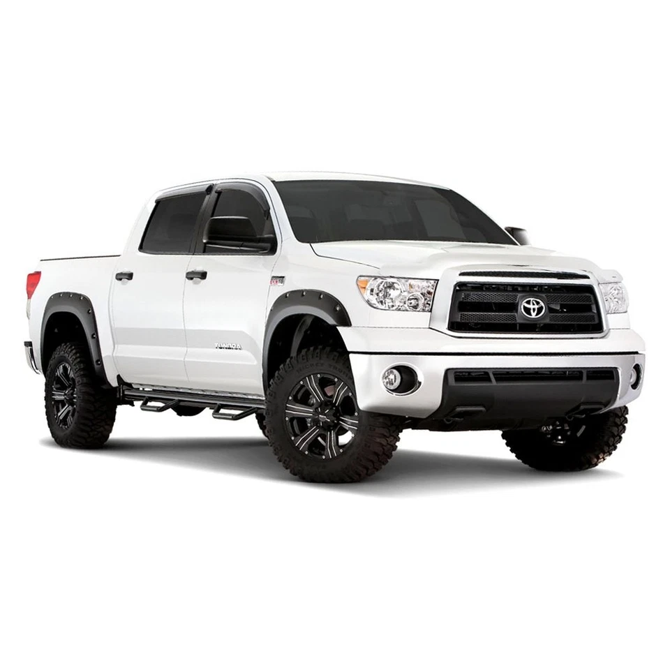 For Toyota Tundra 07-13 Pocket Style Matte Black Front & Rear Fender Flares Foto 4 de 4