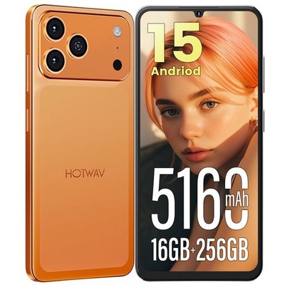Smartphone HOTWAV A17 Pro Max 16GB+256GB 5160mAh Android 15 Handy Ohne Vertrag