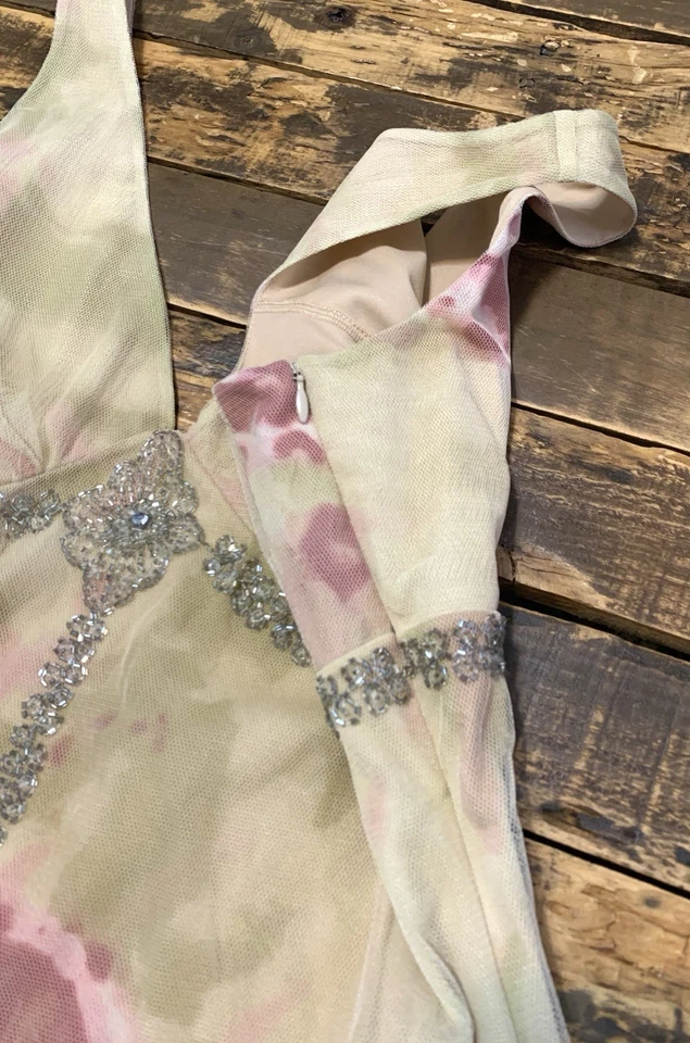 Deadstock Vera Cristina 100% Silk Beaded Womens M Sleeveless Top VTG Y2K 90s - Image 4 of 4