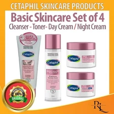 Set Cetaphil Bright Healthy Radiance Skincare Cleanser Toner Day & Night Cream
