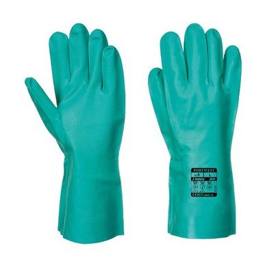 Chemie Nitrosafe Handschuh, Farbe: Grün, Größe: L, A810GNRL