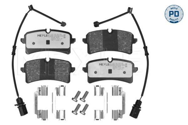 Meyle Bremsbelagsatz, Scheibenbremse 025 246 4317/PD FüR Audi Porsche-image