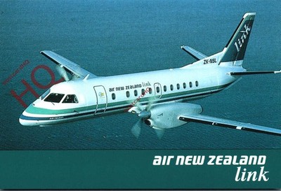 Ansichtskarte>>AIR NEW ZEALAND LINK SAAB 340 [AIRLINE ISSUE]