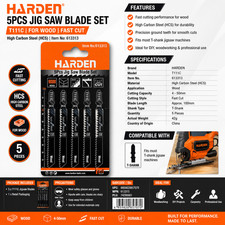 5PCS Jigsaw Blades for Wood T111C Fast Cutting Harden Tools