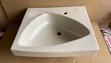 Ideal Standard, Classic retro apron fronted countertop basin in Indian Ivory