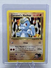 Giovanni's Machop 72/132 Gym Challenge Regular 2000 NM