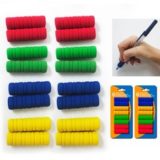 16 Groovy Foam Pencil Grips Pen Comfort Soft Sponge Children School Handwriting
