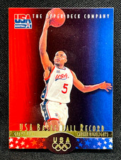1996 Upper Deck USA Basketball - GRANT HILL #GH4 - TEAM USA Die Cut