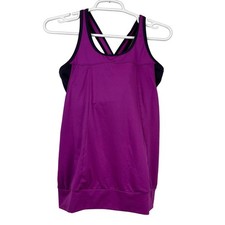 Prana Tank Top with Shelf Bra Racerback Med