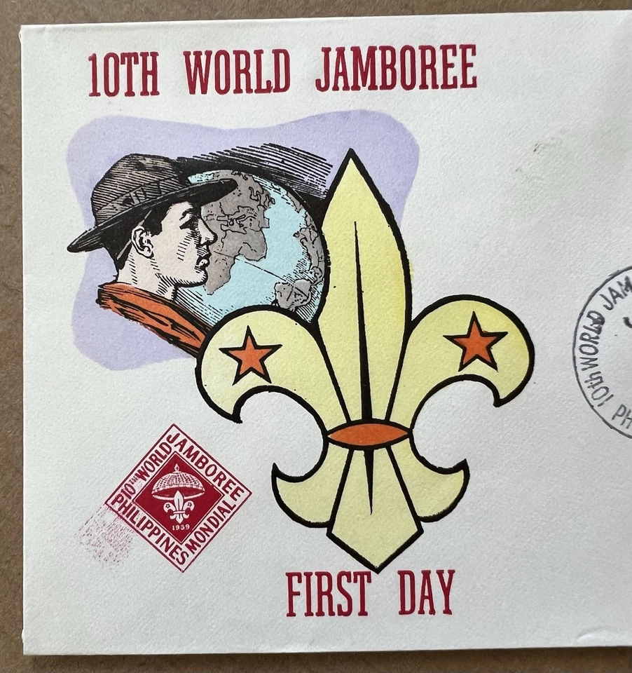 Filipinas FDC 1959 • 10º Jamboree Scout Mundial Mt. Makiling • 22/07/1959 Foto 2 de 4