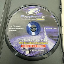 Sony PlayStation 2 PS2 Game Shark Gameshark 2 Video Game Read Only Disc