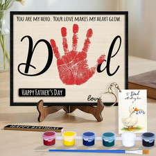 DIY Handprint Sign Toddler Crafts for Father S Day, Gifts for Dad from Kids, Han