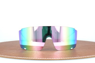 Polasup White Shield Rainbow Mirror Lens Sunglasses | eBay display picture 3