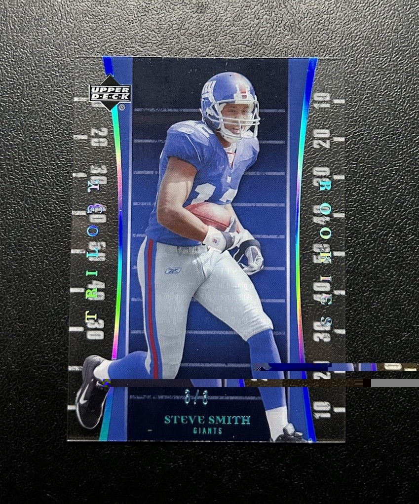 2007 Upper Deck Trilogy Rookies Steve Smith Platinum 3/3 #118
