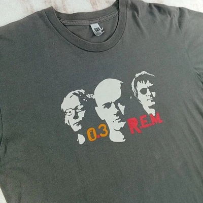Vintage 2000s R.E.M Tour T shirt Discoloration Stained - Image 1 of 4