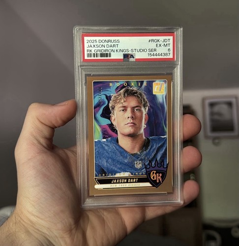 Jaxson Dart [Studio Series] #RGK-JDT 2025 Panini Donruss Rookie Gridiron Kings card