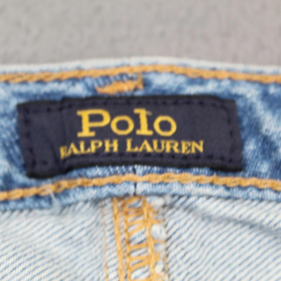 Polo Ralph Lauren Jeans Girls 14 Astor Slim Boyfriend Patchwork Embroidered - Image 3 of 4