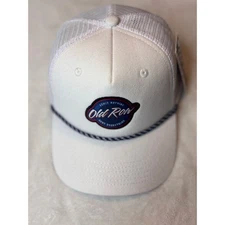 Old Row OSFM White Snap Back Trucker Hat NWTs