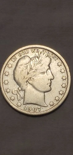 1907 Barber Half Dollar Fine