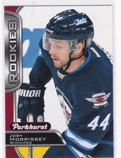 2016-17 Upper Deck Parkhurst JOSH MORRISSEY #344 Red SP Rookie Card RC. rookie card picture