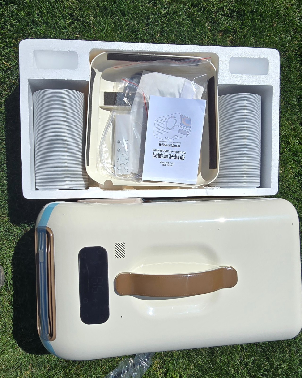 climatiseur portable 3-en-1 – vue détaillée