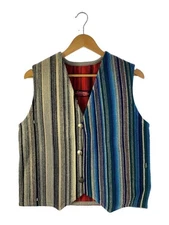 CENTINELA TRADITIONAL ARTS OTHER VEST 36 WOOL RED STRIPE Used