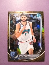 2025-26 Bowman Chrome Reptilian Refractor Santi Aldama #BCV-200 Grizzlies