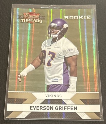 2010 Everton Griffin Panini Threads Gold Century Proof Rookie RC /100 #231 Vikes