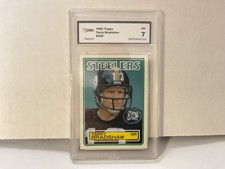 1983 TOPPS #358 TERRY BRADSHAW FOOTBALL CARD GRADED 7
