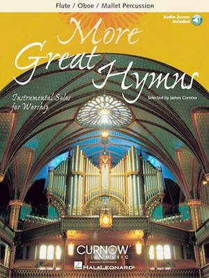 More Great Hymns for Flute/Oboe Solo Christian Sheet Music Play-Along Book Audio