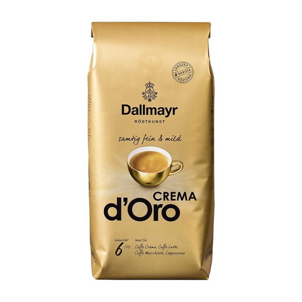 Dallmayr Crema D'oro Samtig Fein&Mild Ganze Bohne 1000G (18,99 Eur/Kg)-image