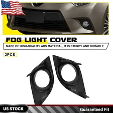 Front Left Right Fog Light Grille Cover Trim Frame For 2014-2016 Toyota Corolla