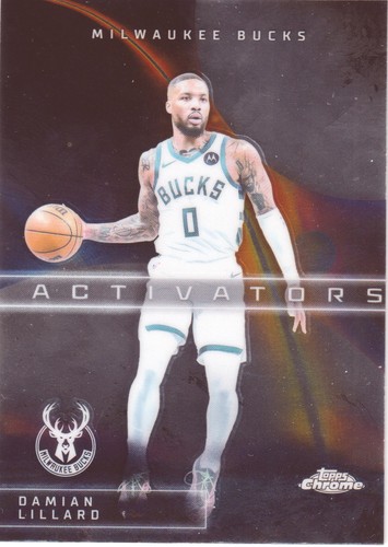 Damian Lillard – 2025-26 Topps Chrome Basketball · Activators #AC-9 Damian Lillard