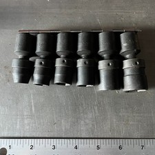 Snap-on 6pc 12 Drive 6pt Sae 716-34 Impact Swivel Socket Set Imbl140-240 Snap-on 6pc 12 Drive 6pt Sae 716-34 Impact Swivel Socket Set Imbl140-240